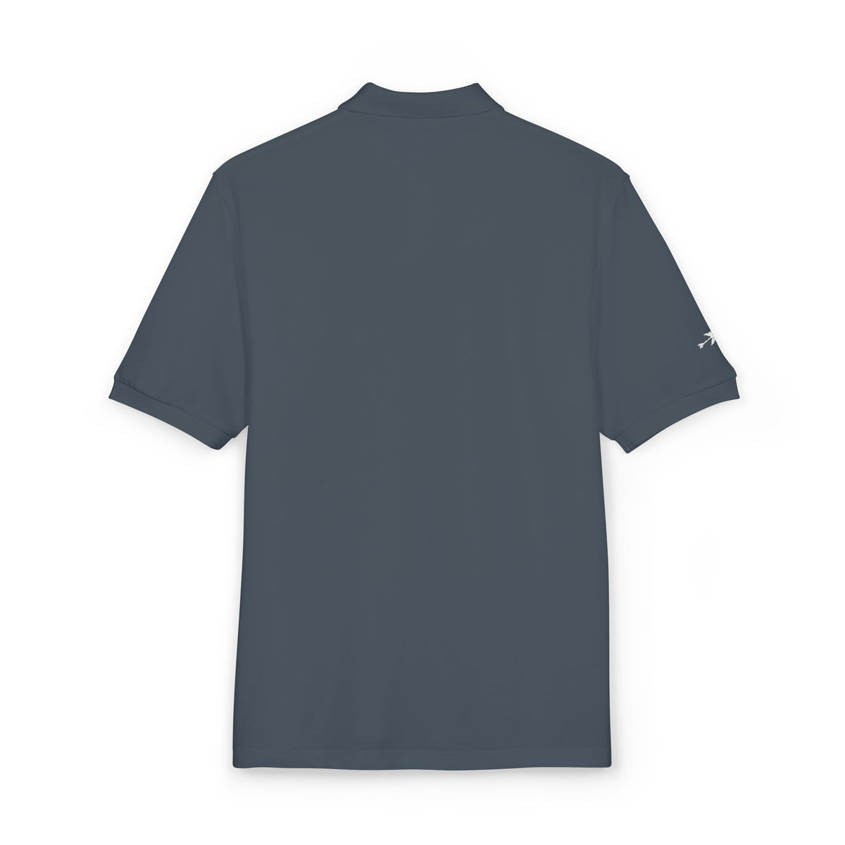 F.A.T.T Signature Embroidered Polo — White Stitch