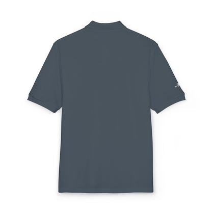 F.A.T.T Signature Embroidered Polo — White Stitch