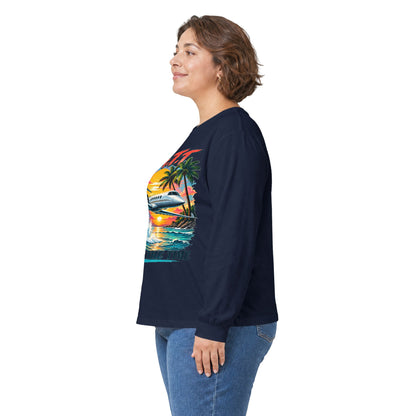 F.A.T.T Tropical Coastal Flight Graphic Long Sleeve