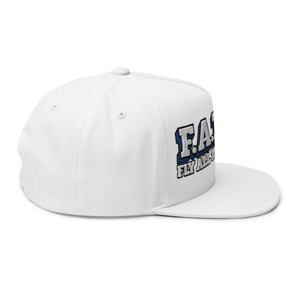 F.A.T.T Detroit Jersey Matching Snapback — Blue / Silver | Cotton