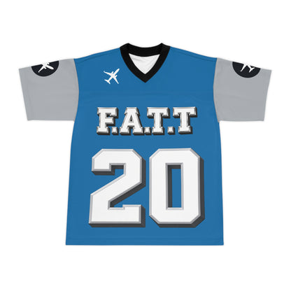 F.A.T.T #20 Football Jersey — Detroit | Blue / Silver