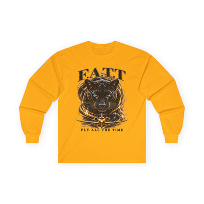 F.A.T.T Women’s Black Panther Graphic Long Sleeve