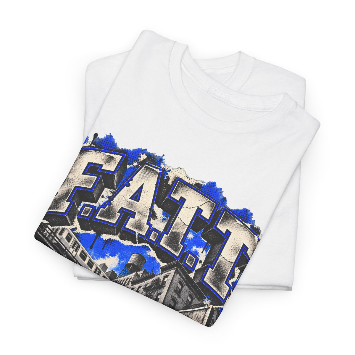 F.A.T.T City Flight Graphic Tee — Royal | Cotton S–5XL