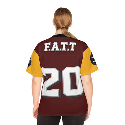 F.A.T.T #20 Football Jersey — Washington | Burgundy / Gold