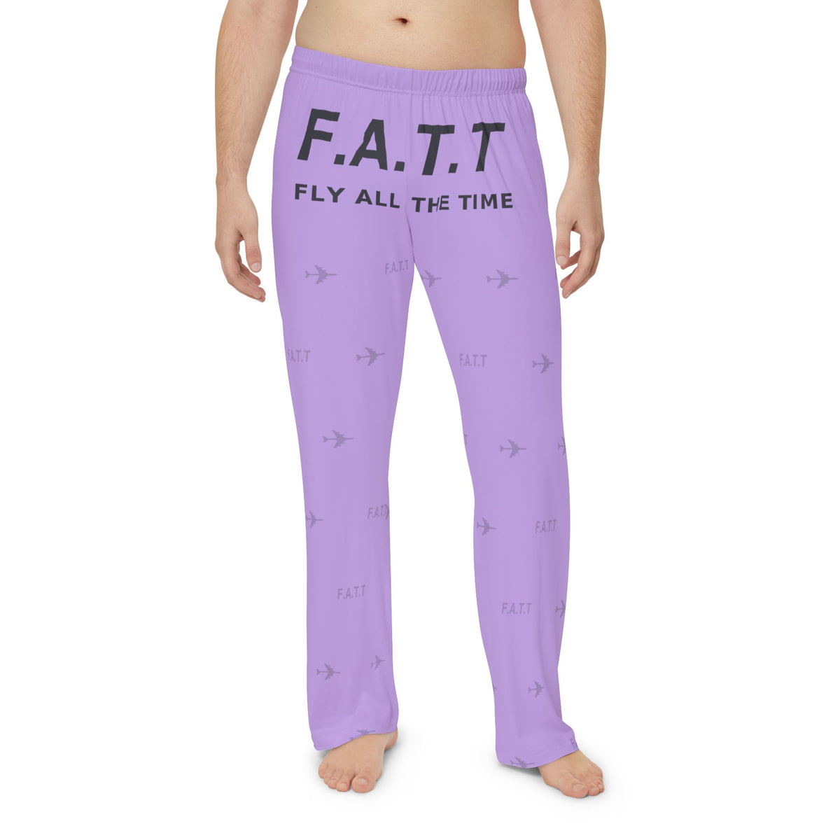F.A.T.T Men's Flight Lounge Pants — Lavender / Charcoal