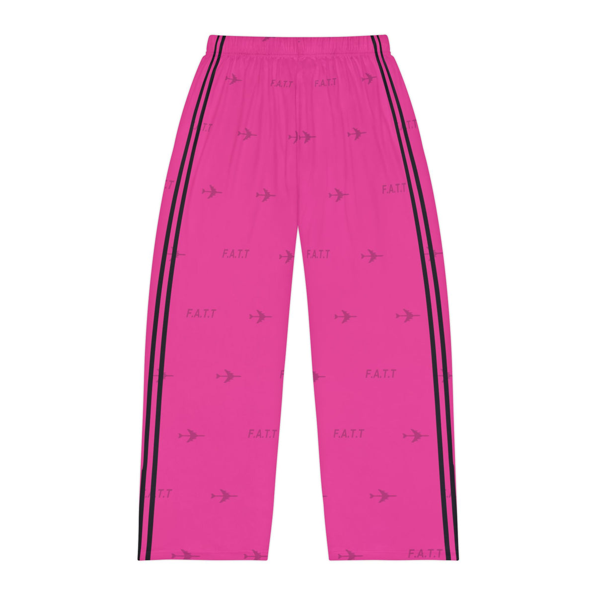 F.A.T.T Men's Flight Lounge Pants — Hot Pink / Black