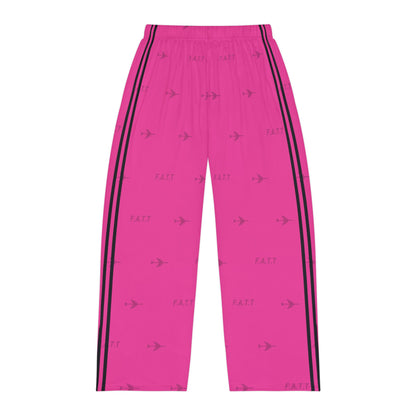 F.A.T.T Men's Flight Lounge Pants — Hot Pink / Black