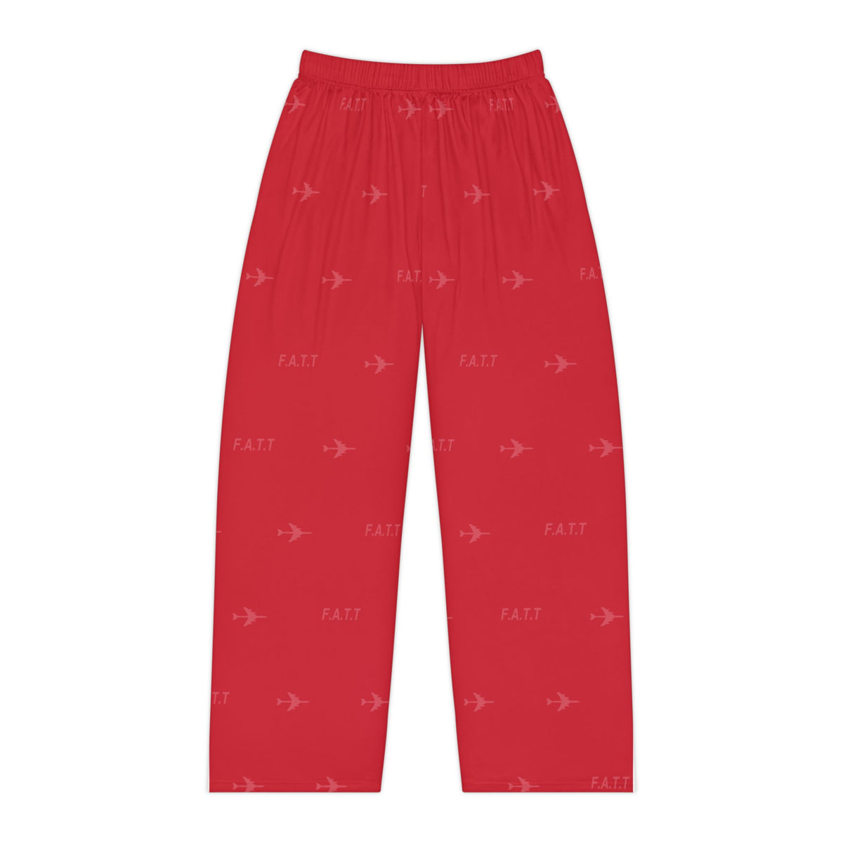 F.A.T.T Women's Flight Lounge Pants — Cherry Red / White