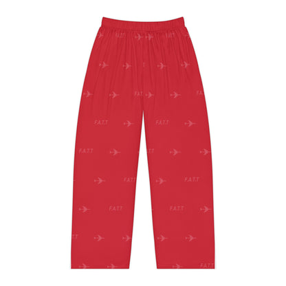 F.A.T.T Women's Flight Lounge Pants — Cherry Red / White
