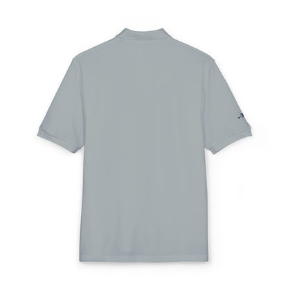 F.A.T.T Signature Embroidered Polo — Navy Stitch