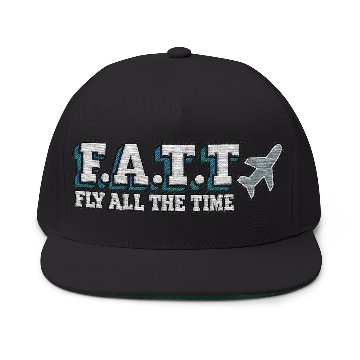 F.A.T.T Philadelphia Jersey Matching Snapback — Midnight Green / Silver | Cotton