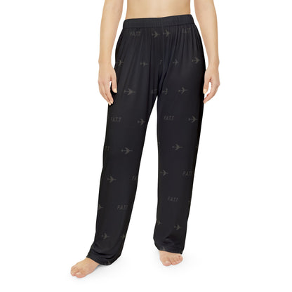 F.A.T.T Women's Flight Lounge Pants — Jet Black / Cream