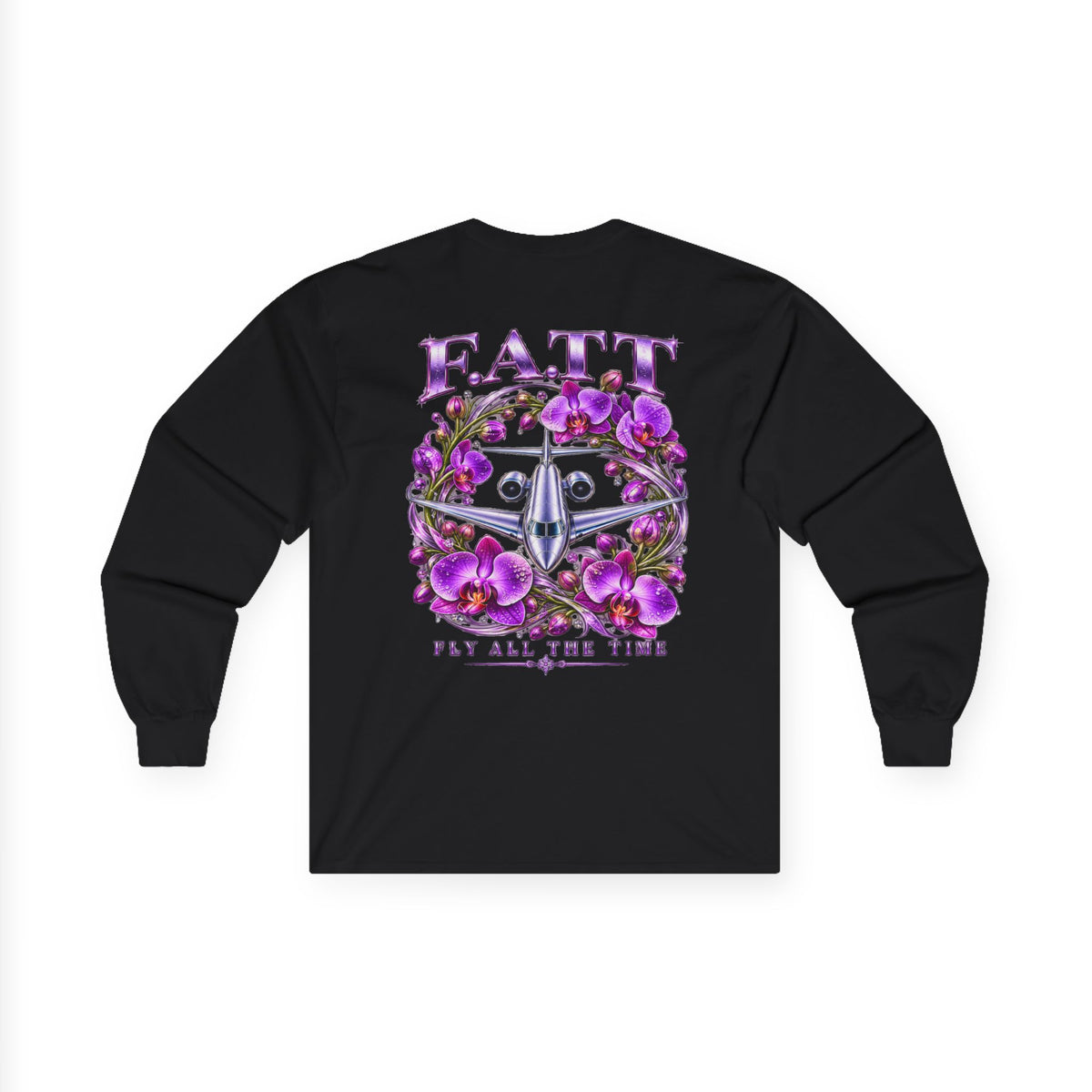 F.A.T.T Women’s Purple Orchid Graphic Long Sleeve
