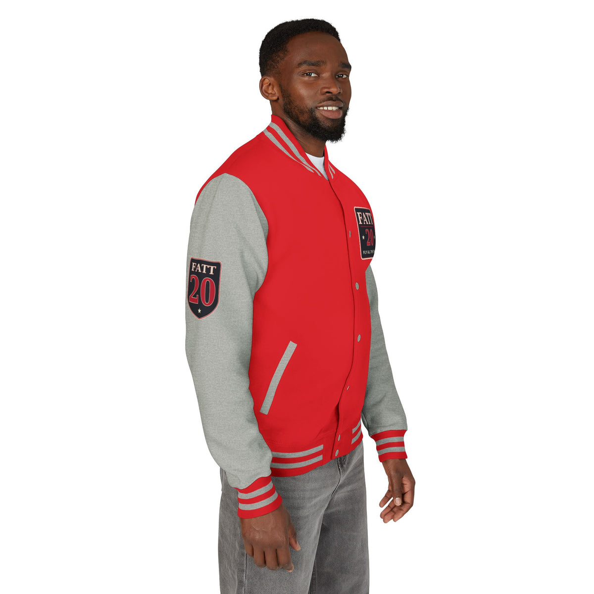 F.A.T.T Red Rose Flight #20 Varsity Jacket