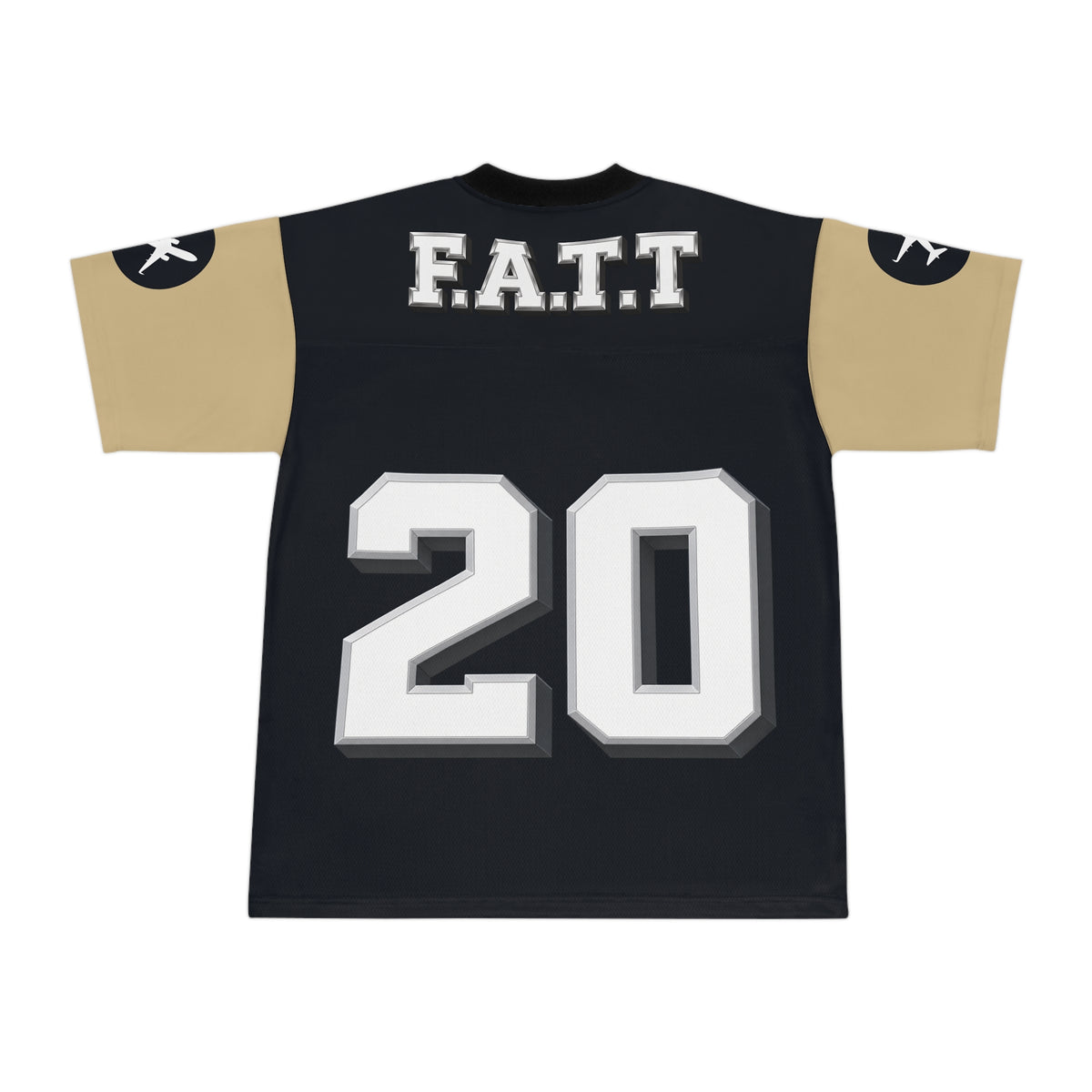 F.A.T.T #20 Football Jersey — New Orleans | Black / Gold
