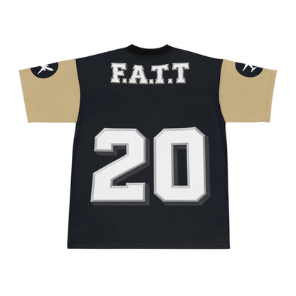 F.A.T.T #20 Football Jersey — New Orleans | Black / Gold