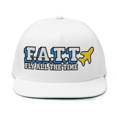 F.A.T.T Los Angeles Powder Jersey Matching Snapback — Powder Blue / Gold | Cotton