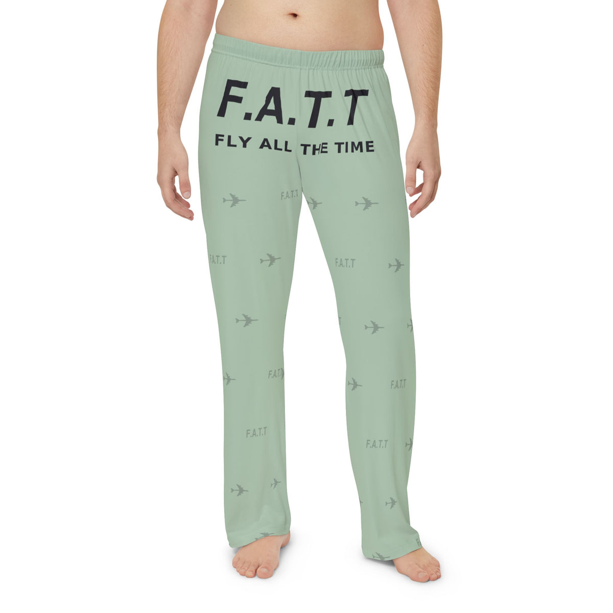 F.A.T.T Men's Flight Lounge Pants — Sage / Black