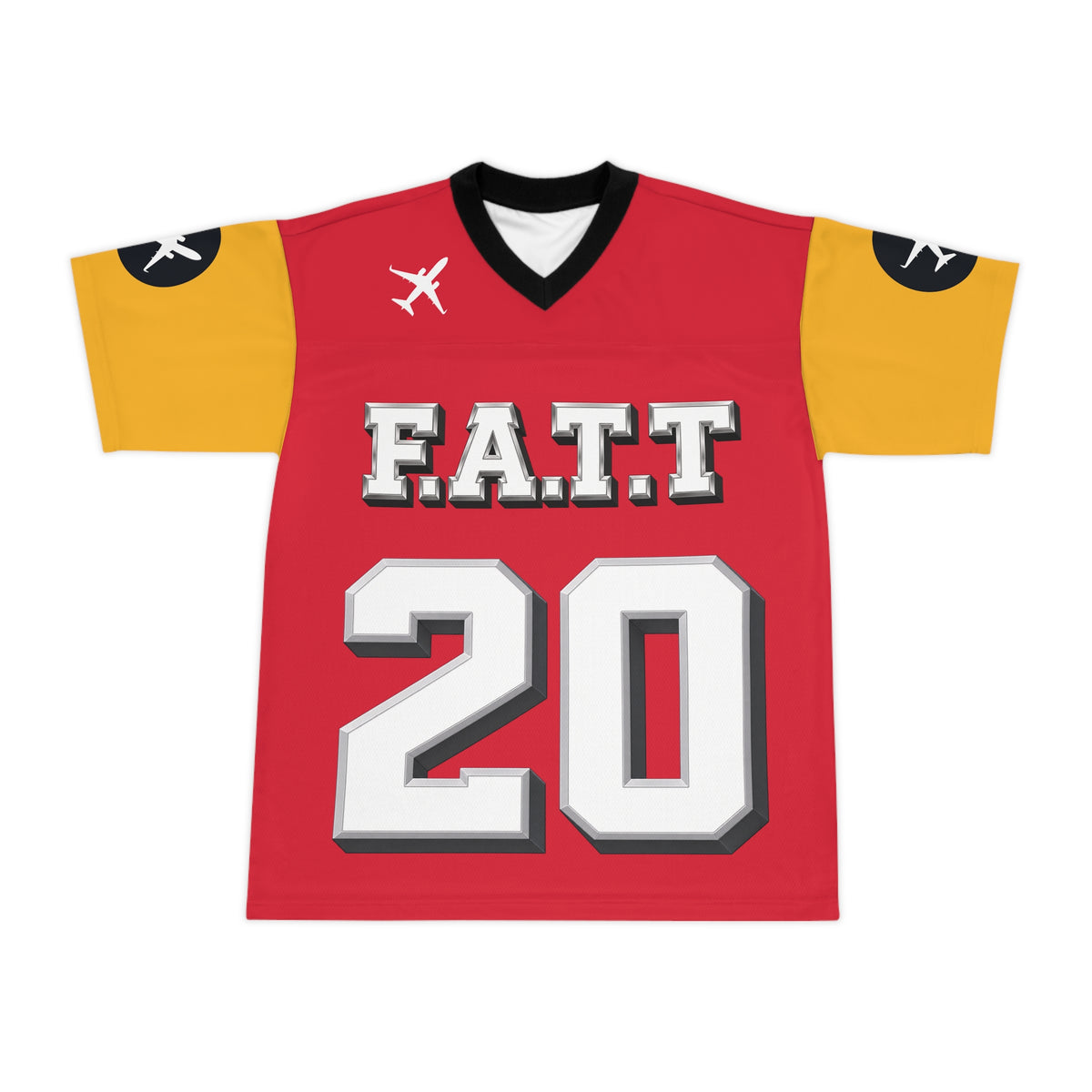 F.A.T.T #20 Football Jersey — Kansas City | Red / Gold