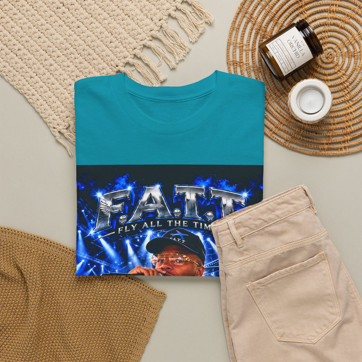 F.A.T.T Ace4K Graphic Tee — Matching Colors | 15×17 Front + Back