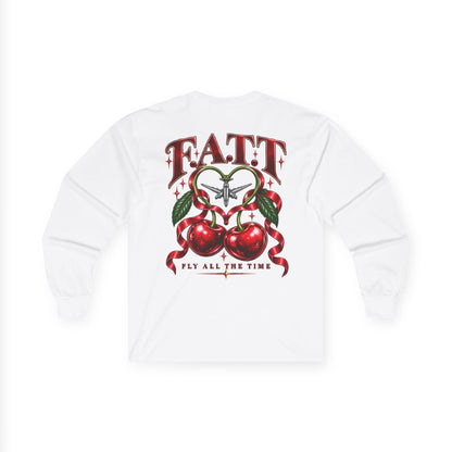 F.A.T.T Women’s Cherry Bow Graphic Long Sleeve