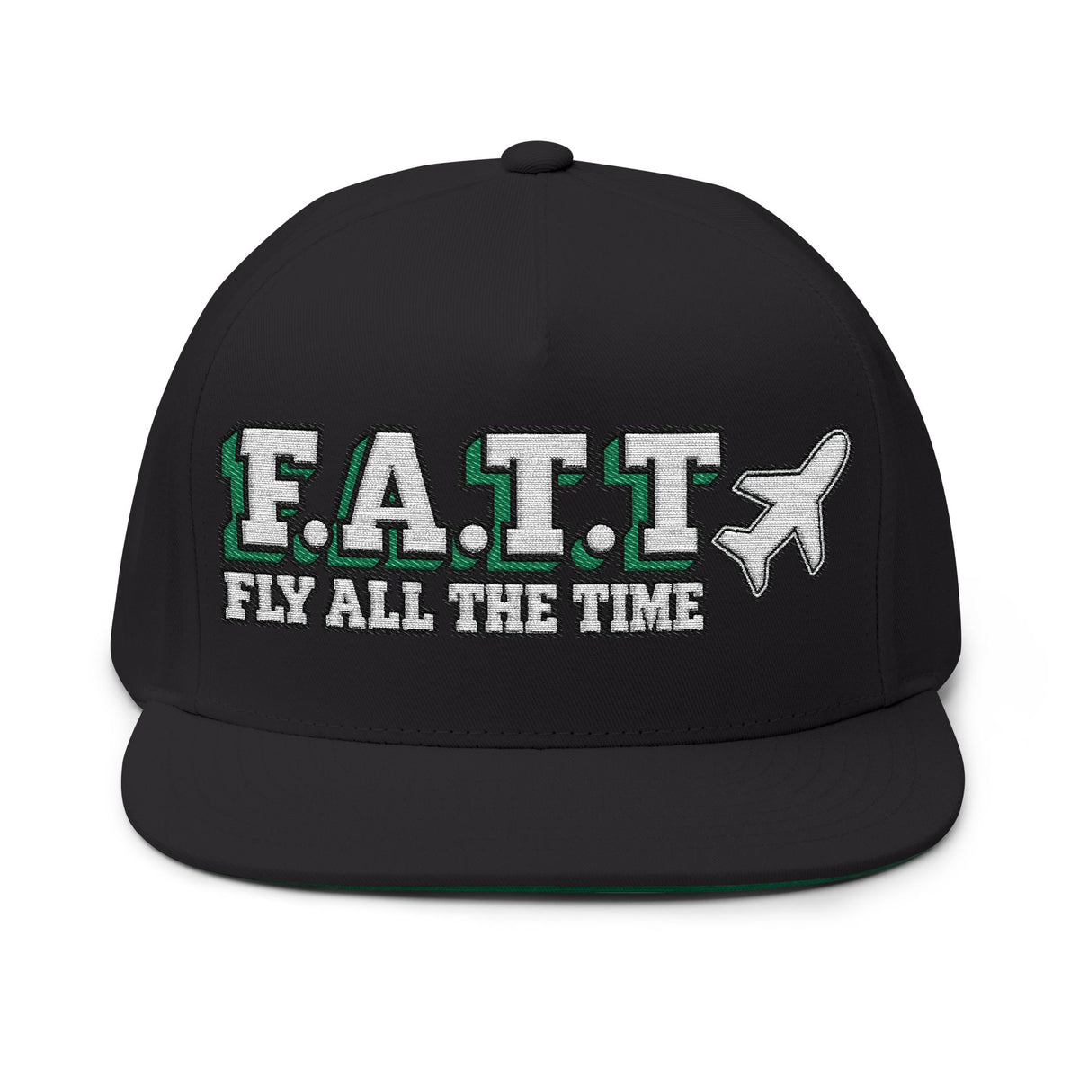 F.A.T.T New York Green Jersey Matching Snapback — Green / White | Cotton