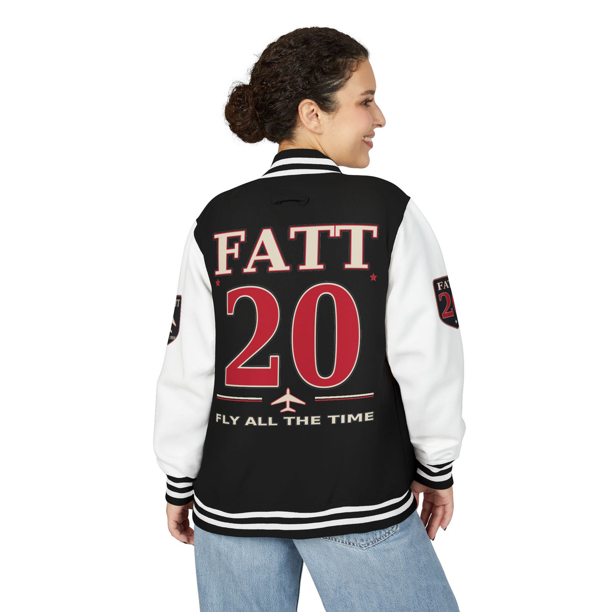 F.A.T.T Red Rose Flight #20 Varsity Jacket