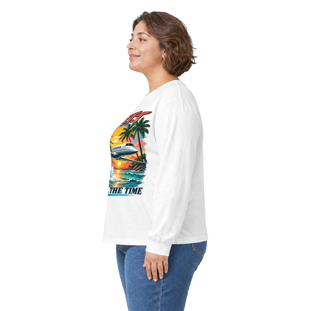 F.A.T.T Tropical Coastal Flight Graphic Long Sleeve