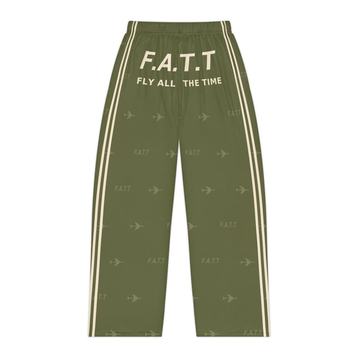 F.A.T.T Women's Flight Lounge Pants — Olive / Cream