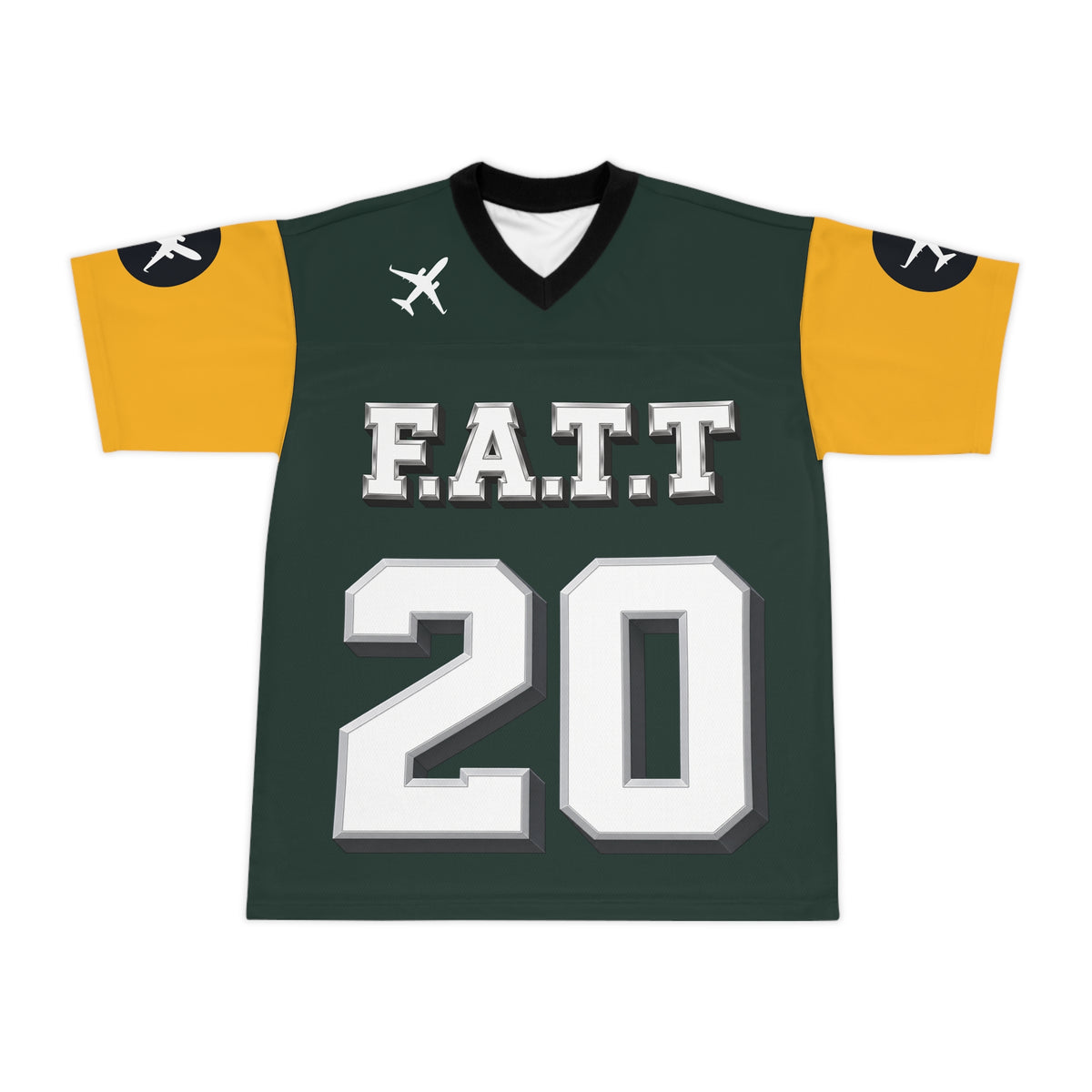 F.A.T.T #20 Football Jersey — Green Bay | Green / Gold