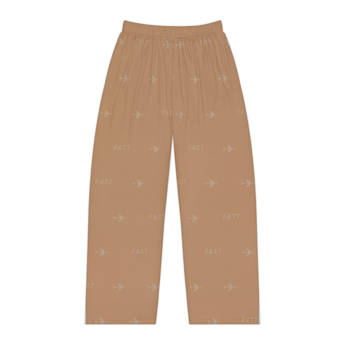 F.A.T.T Women's Flight Lounge Pants — Mocha / Sky Blue