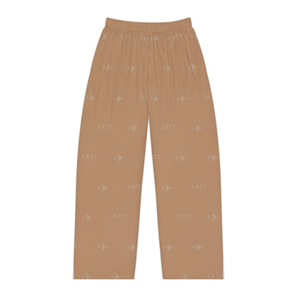 F.A.T.T Women's Flight Lounge Pants — Mocha / Sky Blue