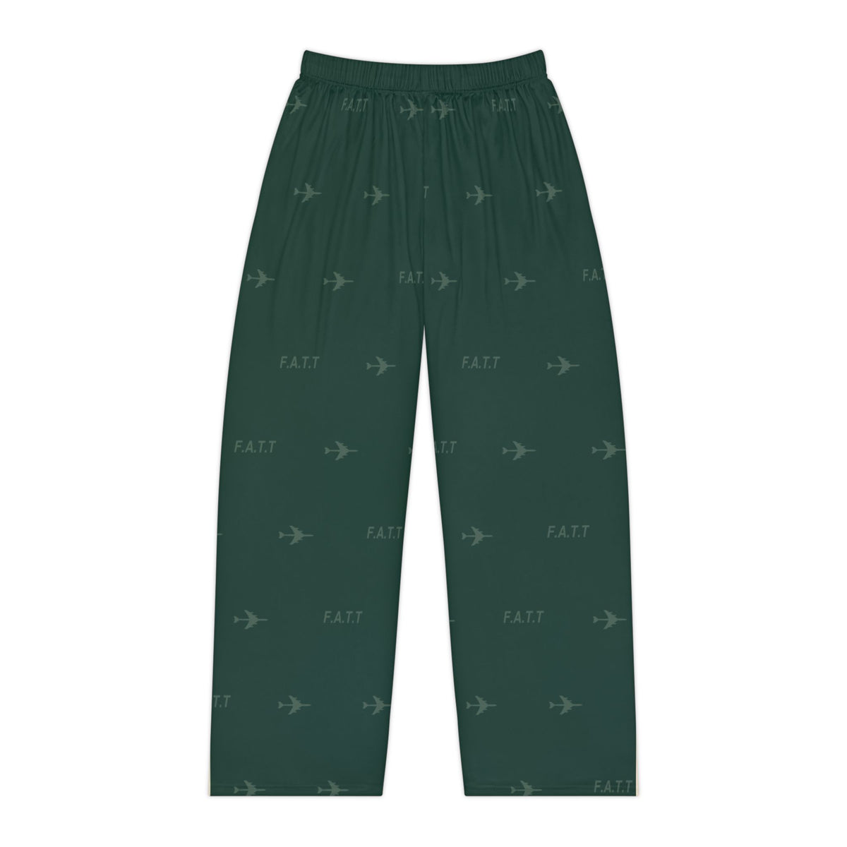 F.A.T.T Women's Flight Lounge Pants — Forest Green / Cream