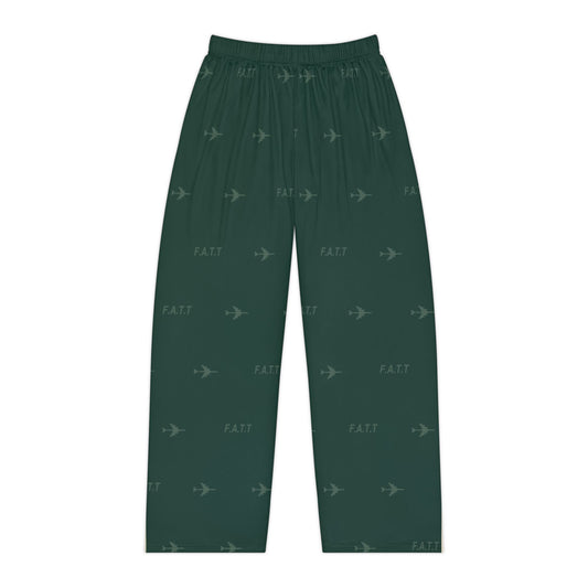 F.A.T.T Women's Flight Lounge Pants — Forest Green / Cream