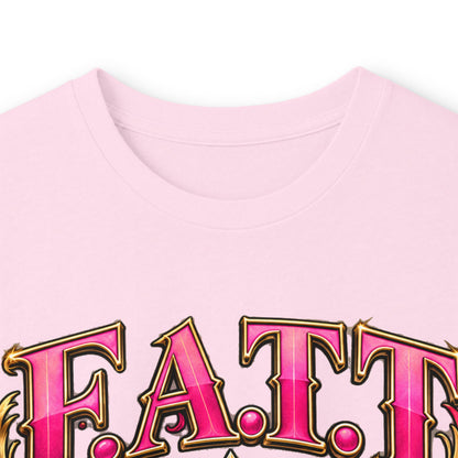 F.A.T.T Women’s Pink & Gold Crown Graphic Long Sleeve