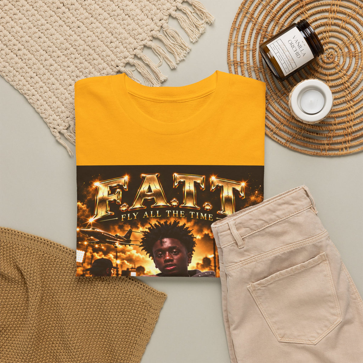F.A.T.T LuhMikeCFN Graphic Tee — Matching Colors | 15×17 Front + Back