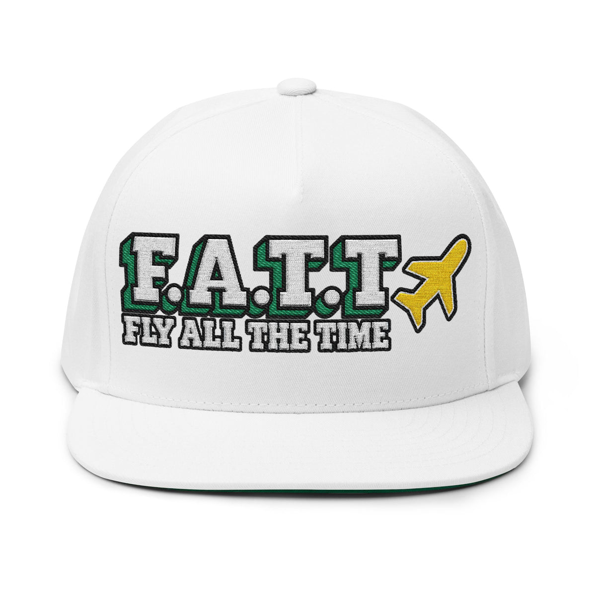 F.A.T.T Green Bay Jersey Matching Snapback — Green / Gold | Cotton