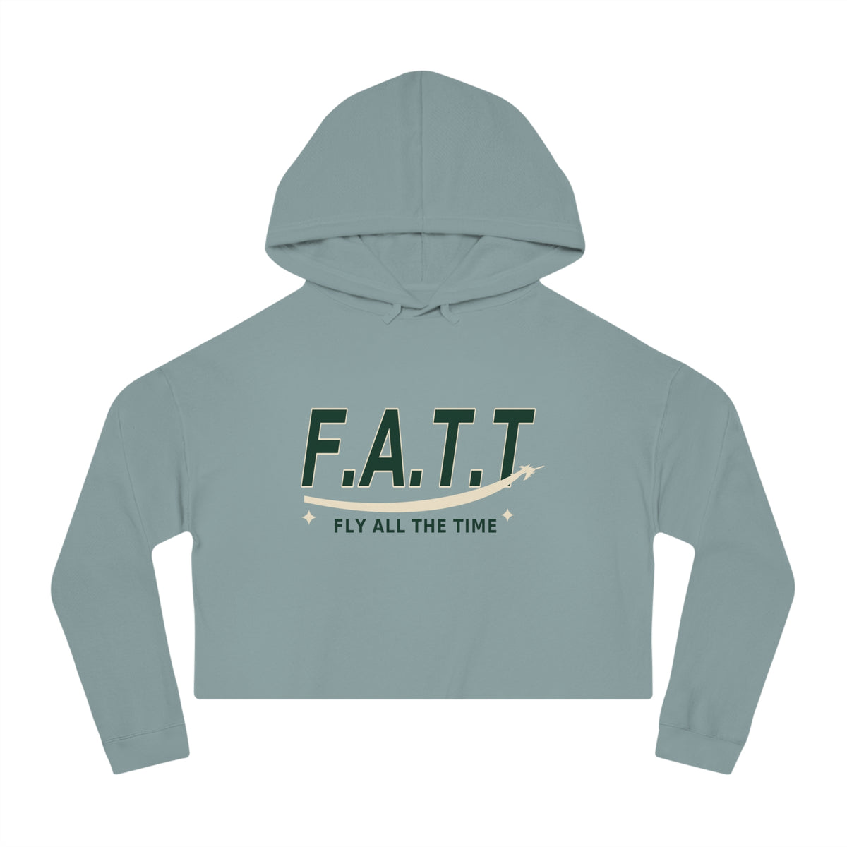 F.A.T.T Women's Flight Cropped Hoodie