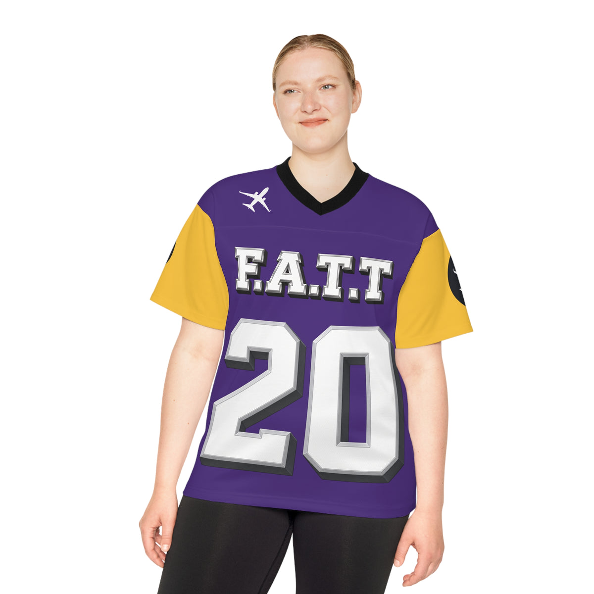 F.A.T.T #20 Football Jersey — Minnesota | Purple / Gold