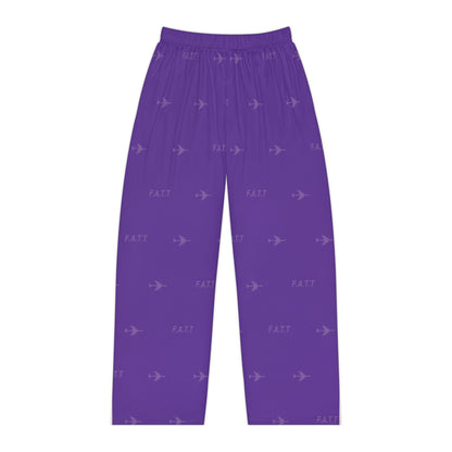 F.A.T.T Women's Flight Lounge Pants — Royal Purple / Cream