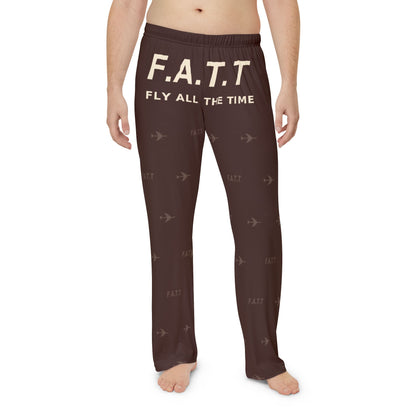 F.A.T.T Men's Flight Lounge Pants — Chocolate / Cream