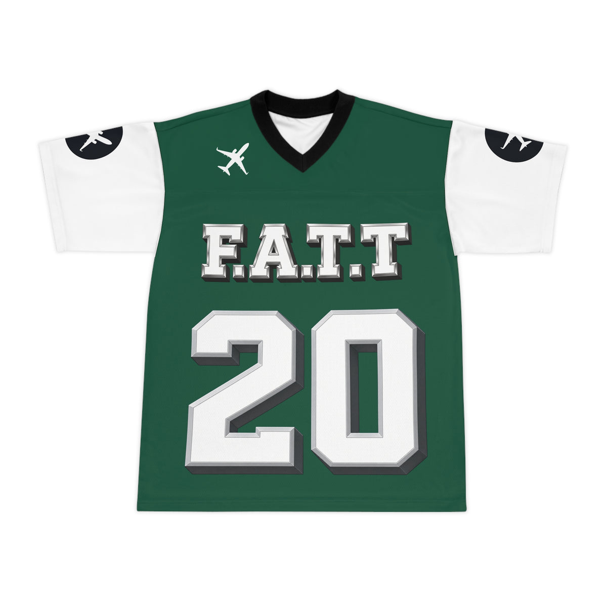 F.A.T.T #20 Football Jersey — New York Green | Green / White