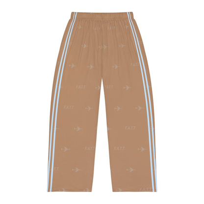F.A.T.T Men's Flight Lounge Pants — Mocha / Sky Blue