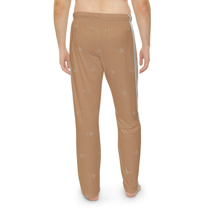 F.A.T.T Men's Flight Lounge Pants — Mocha / Sky Blue