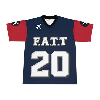 F.A.T.T #20 Football Jersey — New England | Navy / Red