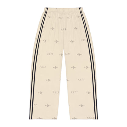 F.A.T.T Men's Flight Lounge Pants — Ivory / Black