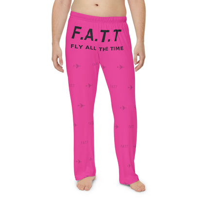 F.A.T.T Men's Flight Lounge Pants — Hot Pink / Black