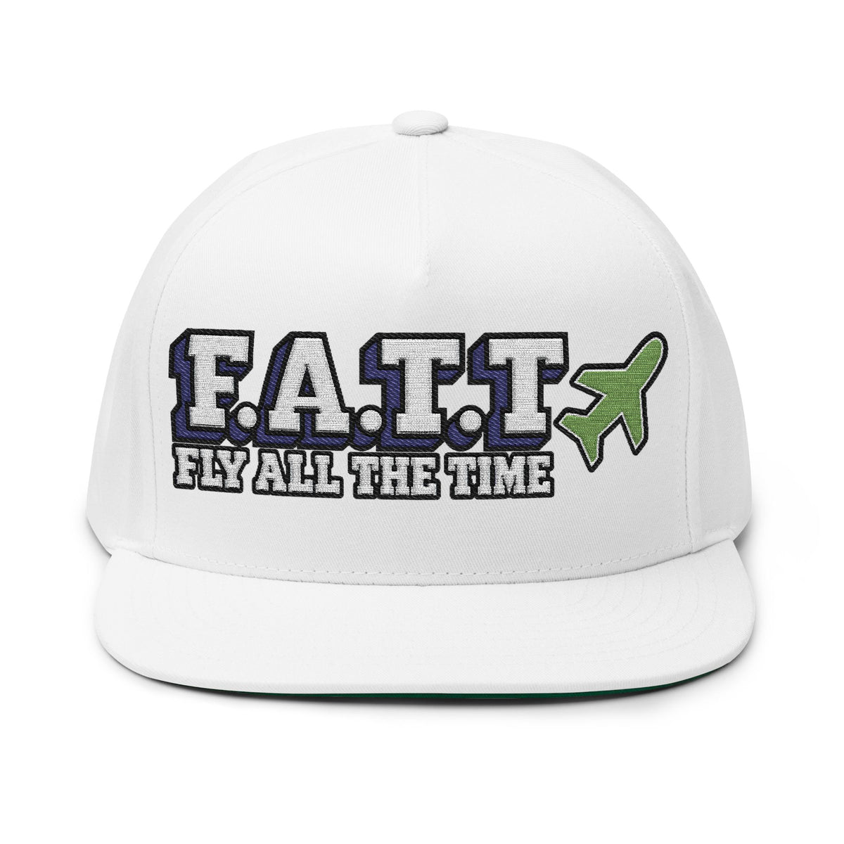 F.A.T.T Seattle Jersey Matching Snapback — Navy / Action Green | Cotton