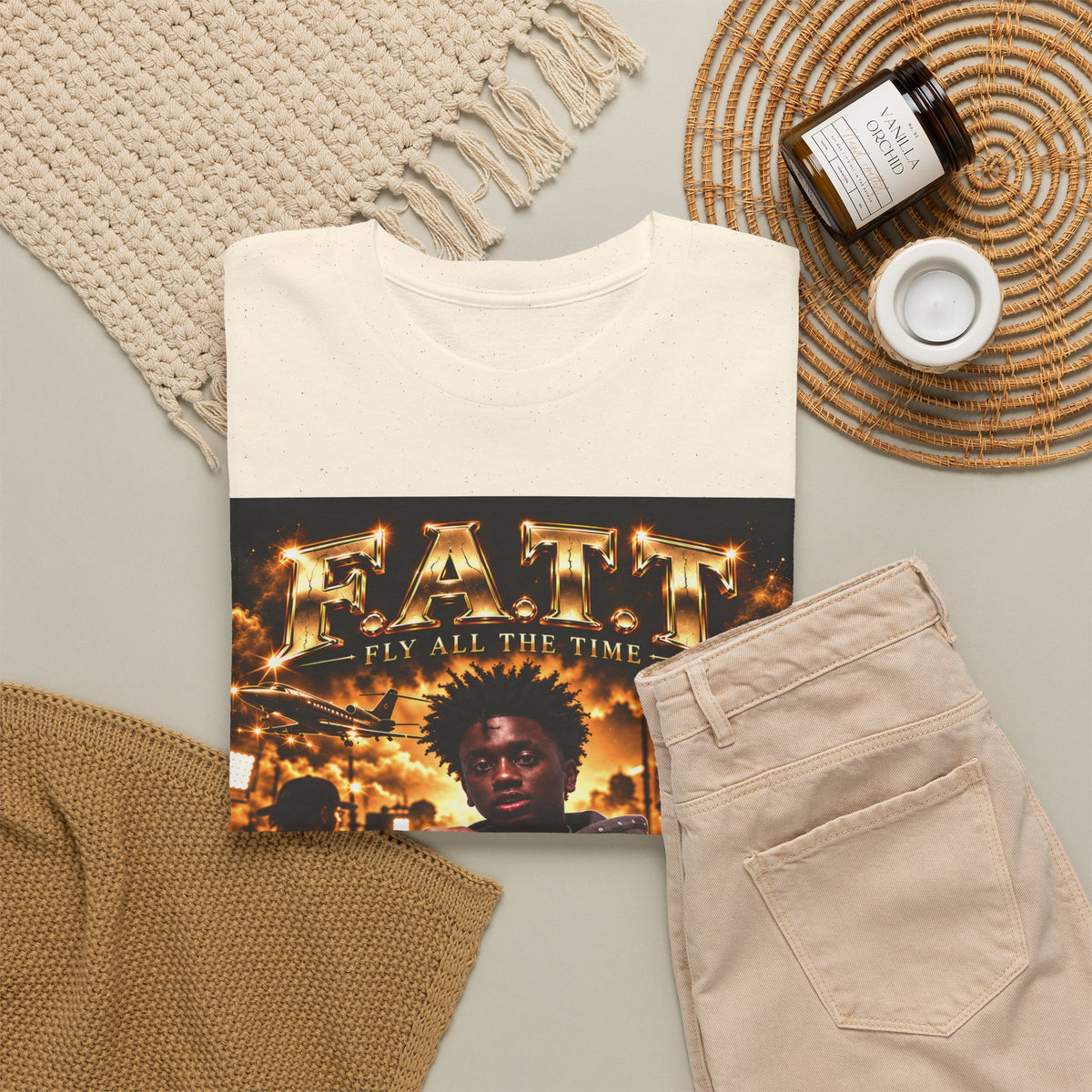 F.A.T.T LuhMikeCFN Graphic Tee — Matching Colors | 15×17 Front + Back