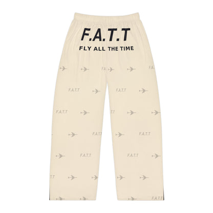 F.A.T.T Men's Flight Lounge Pants — Ivory / Black